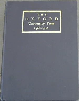 Some Account of the Oxford University Press 1468-1926