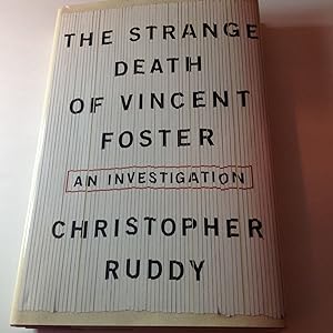 The Strange Death of Vincent Fister-Signed and Inscribed An Investigation