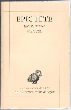 Entretiens. Manuel. Traduction de Joseph Souilhé et de A. Jagu.