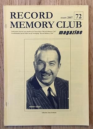 Record Memory Club Magazine, n°72