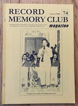 Record Memory Club Magazine, n°74