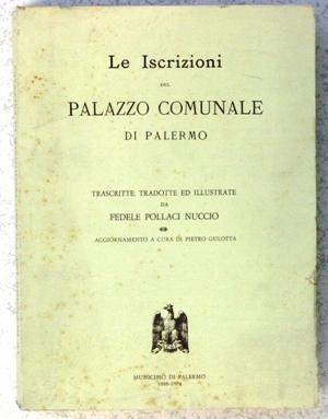 le iscrizioni del Palazzo Comunale di Palermo