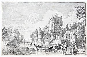 Spaernwouder or Amsterdamsche Poort at Haarlem [Set title: Amenissimae aliquot regiunculae. (4th ...
