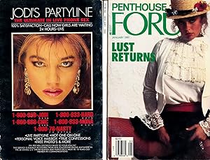 Forum [Penthouse Forum] (vintage adult digest magazine, Joanne Latham cover, Jan 1991)