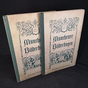 Münchener Bilderbogen. Reihe A. - [Bände 1 und Band 2. Zwei Bände à 24 farbigen Bilderbogen].