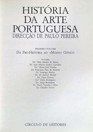 HISTÓRIA DA ARTE PORTUGUESA. [3 VOLS.]