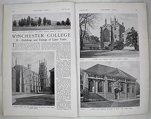 Original Issue of Country Life Magazine Dated July 29th 1933 with a Main Feature on Winchester Co...
