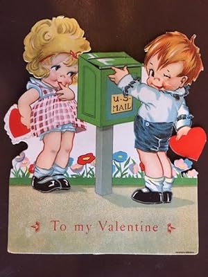 Valentine Trade Card--Mechanical Standy