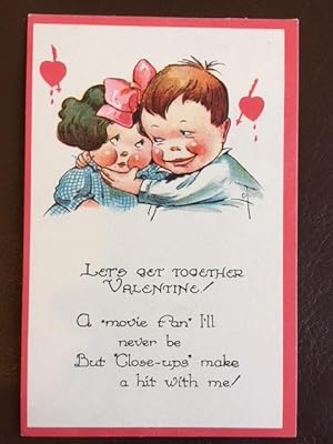Valentine Post Cards--Set of 5