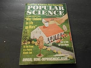 Popular Science Sep 1962, Life On Mars, Home Improvement Issue