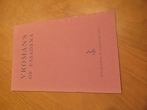 Vroman's Of Pasadena (Signed By Author)