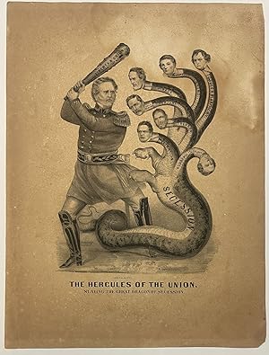 GENERAL SCOTT. THE HERCULES OF THE UNION, SLAYING THE GREAT DRAGON OF SECESSION