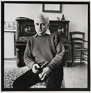 Portrait de Jacques Derrida. Photographie Originale de l'artiste
