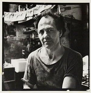 Portrait de Frank Auerbach. Photographie Originale de l'artiste