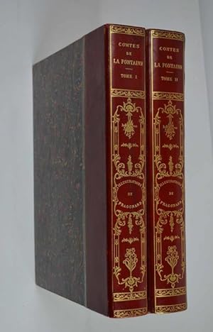 Contes. avec illustrations de Fragonard. Réimpression de l'édition de Didot, 1795 revue et augmen...