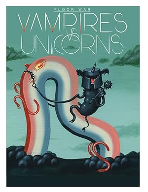 'Unicorn Warrior (Rainbow Guardian)' Poster, 24x18, from Yumfactory's 'Vampires vs. Unicorns: Flo...