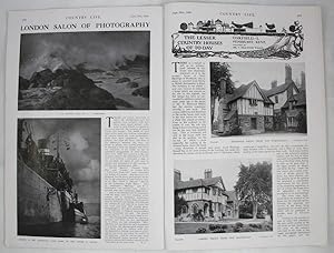 Original Issue of Country Life Magazine Dated September 25th 1920 with a Feature on Oakfield (par...