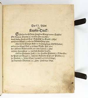 Geistreiches Gesang-Buch, an D. Cornelii Beckers Psalmen und Lutherischen Kirchen-Liedern, mit ih...
