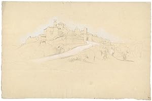 Blick auf Civitella, 1824.
