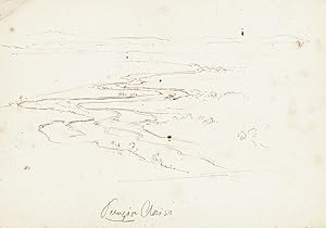 Lago di Licola bei Cuma, Juli 1826.