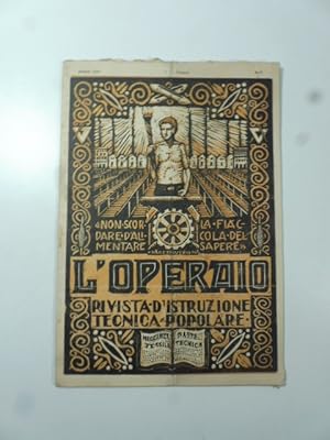 L'operaio. Rivista d'istruzione tecnica popolare, Biella, 15 giugno 1927