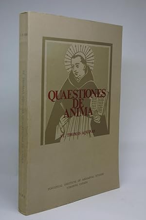 St. Thomas Aquinas.Quaestiones De Anima. A newly Established Edition of the Latin Text with an In...