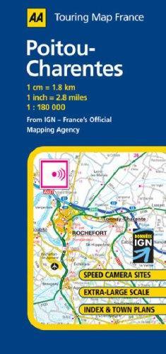 Poitou-Charentes (AA Road Map France)