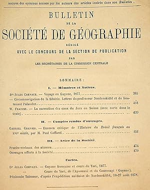 Bulletin de la Société de Géographie rédigé avec le concours de la section de publication. Decemb...