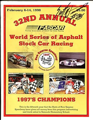 New Smyrna Raceway Stock Car Race Program 2/1988-World Series of Asphalt-FR