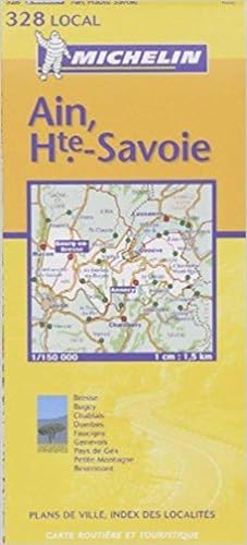 Michelin Ain, Haute-Savoie (Michelin Local France) (French Edition)