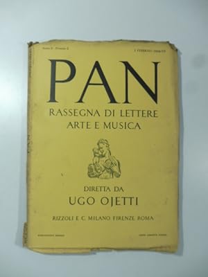 Pan. Rassegna di lettere arte e musica diretta da Ugo Ojetti, numero 2, febbraio 1934