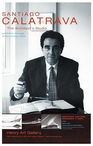 Santiago Calatrava: The Architect's Studio exhibition through 21 November 2004