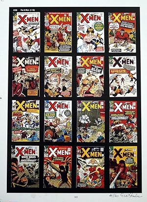 PUBLISHER'S PROOF PAGE: Photo-Journal Guide to Comic Books - The X-Men 1 - 16 (Signed) (Limited E...