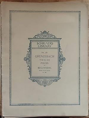 Twelve Pieces For Beginners Piano Four Hands (Schirmer's Library Vol.387)
