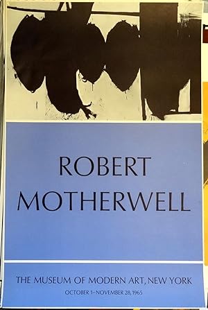 Poster Affiche Plakat - Motherwell The Museum of Modern Art, New York 1965