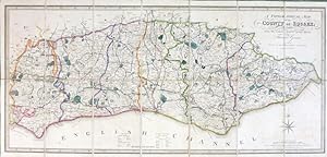 A Topographical Map of the County of Sussex; Reduced from the Large Survey in Four Sheets by.