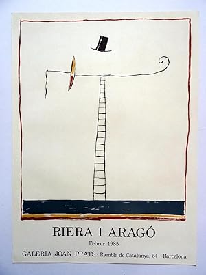 Poster Affiche Plakat - Riera i Aragó .Joan Prats 1985