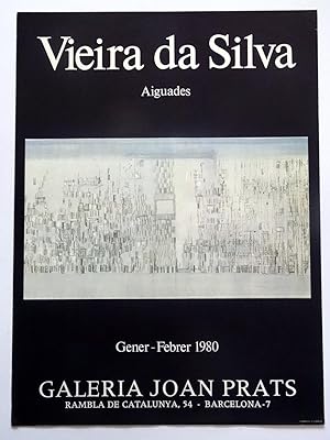 Poster Affiche Plakat - Viera da Silva 1980