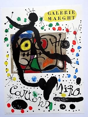 Poster Affiche Plakat - Joan Miró. Cartons 1966 Maeght