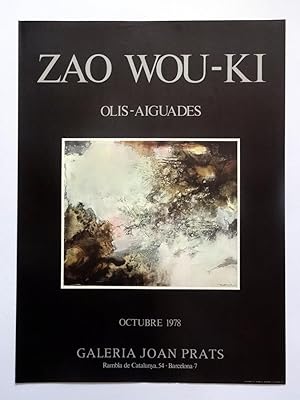Poster Affiche Plakat - Zao wou ki - Olis Aguades 1978