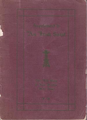 Supplement to An Irish Saint: The Life Story of Ann Preston (Holy Ann) [from cover]