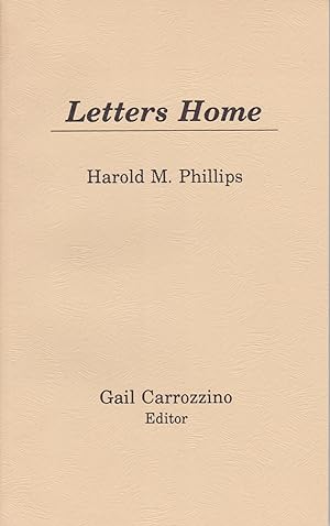 Letters Home [proof from an edition of 10 copies]