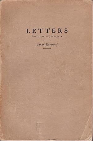 Letters / April 1917 / June 1919 [inscribed]