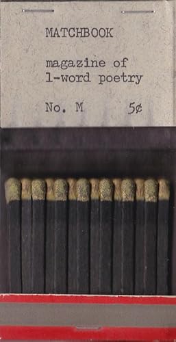 Matchbook Magazine of 1-Word Poetry No. M
