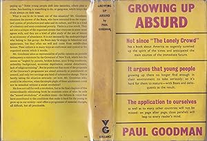 Growing Up Absurd: Problems of Youth in the Organized System