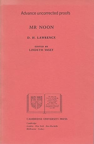 Mr Noon [proof copy]