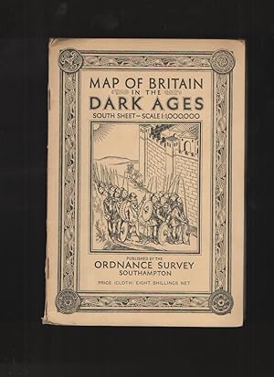 Map of Britain in the Dark Ages, South Sheet - scale 1 1.000.000