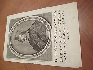 Decio Cardinale Azzolino Secretario Di Stato Della Santita Di Papa Clemente Nono. ( Original Anti...