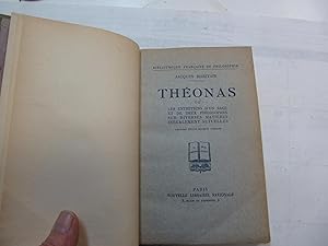 Theonas ou les entretiens d un sage et deux philosophes sur diverses matieres inegalement actuelles