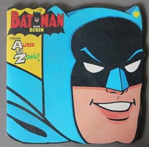 Batman and Robin From A to Z, Alfred to Zowie! - 1966 - Vintage Kids Book (Golden Book # 5953) wi...